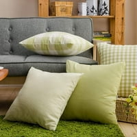 Jastuk za bacanje jastuka za prilog PLAJNA ULAZAK Sofa jastuka jastuka, zelena