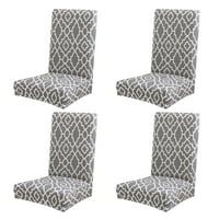 Sofa navlake Prilagođeni prekrivač stolice za ispisane prostorije za ispisane prostore za preklopne prostorije za mekane blagovaonice za restoran