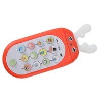 Elektronska igračka za bebe, mala igračka igračka za mobilni telefon Igranje muzike za rano obrazovanje Narančasta
