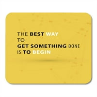 Album Crna motivacija Inspirativna ponuda Najbolji način da se nešto učini je počnite žuta mudrost boi