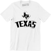 Početna Teksas Karta Pride Texan Lone Star State Great Gift muške majice