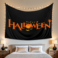 Halloween Dekorativna tapiserija, kopitarija za Halloween Decory, za spavaću sobu puni mjesec šišmiši