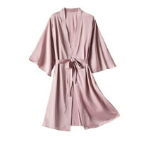 Wofedyo New Satin svilene pidžame Žene donje rublje haljine Donje rublje Spavaće pidžame za žene ružičasta