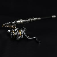 Teleskopski ribolovni štap i reel kombinirani kompletni komplet za ribolovni reel opremnik Organizervni