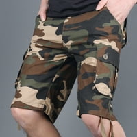 Muške kratke hlače Modni sportovi Labavi dnevni list Multi džepovi Simple Streetwear kamuflaža Vanjski