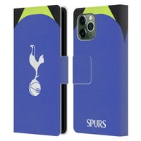 Dizajni za glavu zvanično licencirani Tottenham Hotspur F.C. Komplet kože od kožne knjige Novčani poklopac poklopca kompatibilan sa Apple iPhone Pro