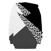 Zip up pulover dukseve za žene 50% popusta na odobrenje modne tiskane bluze dugih rukava, džepovi dugih