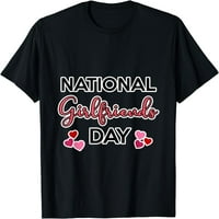 Dan nacionalne djevojke za žene i djevojke - Dnevna majica za djevojke Crna X-velika
