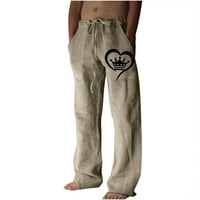 Homodles Muške salone hlače - sa džepovima Ležerne prilike dovedene u centru opreme Stretch široke pantalone