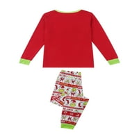 Porodični božićni PJS Usklađivanje dječjih dječaka Djevojke Djevojke Santa Sleep odjeća Mama i tata
