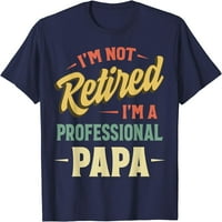Drvo Papa majice za djed smiješne očeve Dan profesionalne majice PAPA