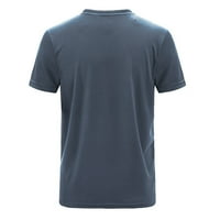 Rovga MENS mišićna majica Ljetni na otvorenom plus veličina Sport Brz-suhi prozračni vrhovi Ležerne