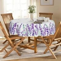 Drvo proljeće ljeto stolnjak, uskršnji akvalitetni cvjetni cvjetni stol za cvjetni stol za zabavu za dekor za večeru