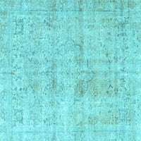 Ahgly Company Zatvoreni pravokutnik Perzijsko svijetlo Plava tradicionalna prostirke, 8 '12 '