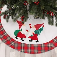 GOPERLLE božićna suknja od drveća tepih crveni Xmas Slatki božićni ukrasi za turistički ukrasi Xmas