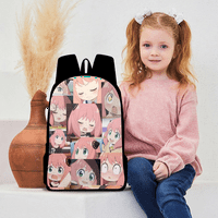 Spy Porodični ruksak simpatičan klasičan slatki uzorak bagpak za kampiranje sa križnim torbom i olovkom