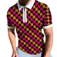 Kali_store Ljetni odjevnici Muška odjeća Grafički print Modni ljetni kratki rukav Košulju i kratke hlače