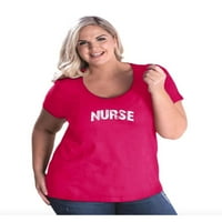 - Ženska majica plus veličine, do veličine - medicinska sestra