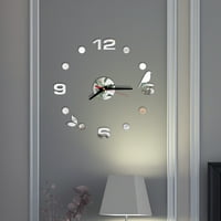 Fogcroll 3D akrilno ogledalo efekt zidni sat Kvarcni sat DIY naljepnica Dekor naljepnica