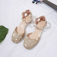 Djevojke sandale gril haljina cipele vjenčana zabava bliskih stopa blistaju visoke pete za dječje ljetne