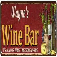 Wayneov vinski bar crveni potpis Početna Kuhinjski dekor Znak 106180056281