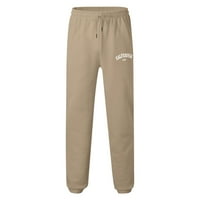 Nečuvene golf pantalone muškarci muški jogger dukseci patentni džepovi prozračni tekući teretana gnoj mrežaste hlače otvorene dno, xxl