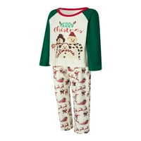 Treegren Božićne pidžame za porodične utakmice Xmas Holidays Sleep odjeća Božić PJS za odrasle muškarci