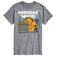 Garfield - Ponedjeljak Raspoloženje - Muška grafička majica kratkih rukava