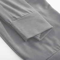 Duge pantalone za žene Jesenski Žene vježbaju tajice Stretch tipka za struk Pocket Yoga teretana obrezana