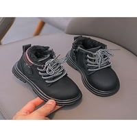 Woobling unise dječje zimske čizme bočni patentni patentni patentni patentni gležanj boot okrugli nožni