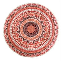 Boemian mandala okrugla plaća tapiserija hipi bacaju joga mat ručnik indijski okruglini
