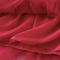 Žene Tutu Tulle suknja Elastična visoka struka slojevljena suknja cvjetna tiskana mreža A-line midi