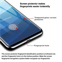 Samsung Galaxy S Plus zaslon od stakla [Potpuno ljepilo sa zakrivljenim pokrivanjem] [CUTOUT FINGERINS]