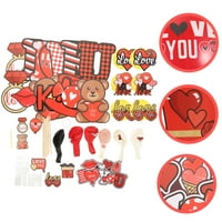 Frcolor set valentina Party isporuke za Valentine Dan Dekoracije Tort timi dekor bannera