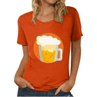 Ženska ljetna casual majica Havajska majica Funny T majice Plain t majice Cvjetni bluzes Oktoberfest