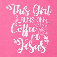 Divlji Bobby Ova djevojka radi na kafi i Isusu inspirativno kršćanskim ženskim tri-mješavinim trkačkim