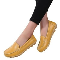 DMQupv Ženska cipele Sandale čipke cipele casual cipele 8W sandale cipele žute 9