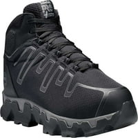 Muškarci Timberland Pro Powertrain Mid Legura TOE EH Radna cipela Crno Sivo Ripstop najlon m