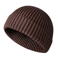 Dodatna oprema Ženska zimska pletena Beanie akril šešir toplim pletenim lubanjem Cap Beanie za žene