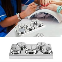 Alati za nokte Tečni puderi sa spremnici za punjenje sa poklopcem spremljenja od nehrđajućeg čelika
