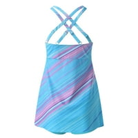 Kupaći kostimi za žene Tankini Normalni povratni ispis Ispis Multi Color podstavljena kamena odmora za odmor kupaći kostim