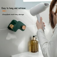 Držač za sušilo za kosu Zidni montirani, samoljepljivi alat za kosu Organizator za pohranu puhalica