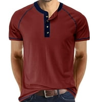 XYSAQA TEMIUM visoke majice za muške velike i visoke kornjače kratkih rukava Slim Fit pulover vrhove pamučne bazne boje bluza Svestrano unutrašnjost