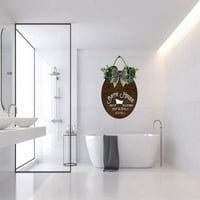 Eveokoki 11 kupatilo za kupanje vruće ručnike sapuni dodatni znak, smiješni znakovi za kupatilo, zidni