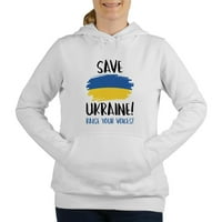 Cafepress - Save Ukrajina Podignite svoje glasove Ženska s kapuljača - Ženska dukserica sa kapuljačom