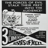 Oči pakla američkog postera za filmski poster Masterprint