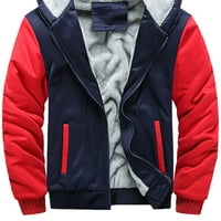 Guvpev muški hoodie zimski topli runo patentni patentni pauzec džemper jakna od jakne vrhove bluze -