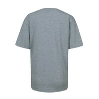 StMixi majice za žene plus veličine casual osnovno uklapanje prozračnih tee vrhova Ljeto trendi pero