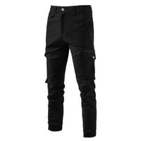 Muški povremeni teretni pantni performans Udobnost Slim Fit Cargo Hlače Joggers Multi džep Vojne borbene radne pantalone