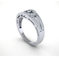 0.3carat Okrugli rez Diamond Prong Fancy Dame Bridal Vjenčani prsten GUMIDSKI 18K ZLAT F VS1